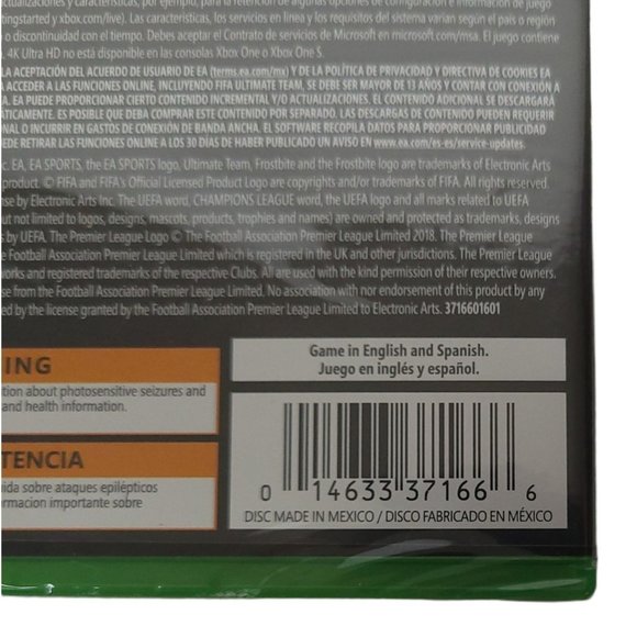 XBox One FIFA 19 Soccer Football Video Game  4K Ultra HD HDR EA Sports - Picture 8 of 8